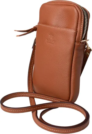 Luxury Crossbody Bag | Handcrafted in the USA | Pebbled Italian Leather