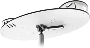 MAGMA Products, Boat Drink and Bottle Holder, Elliptical Party Table, Table and LeveLock Mount