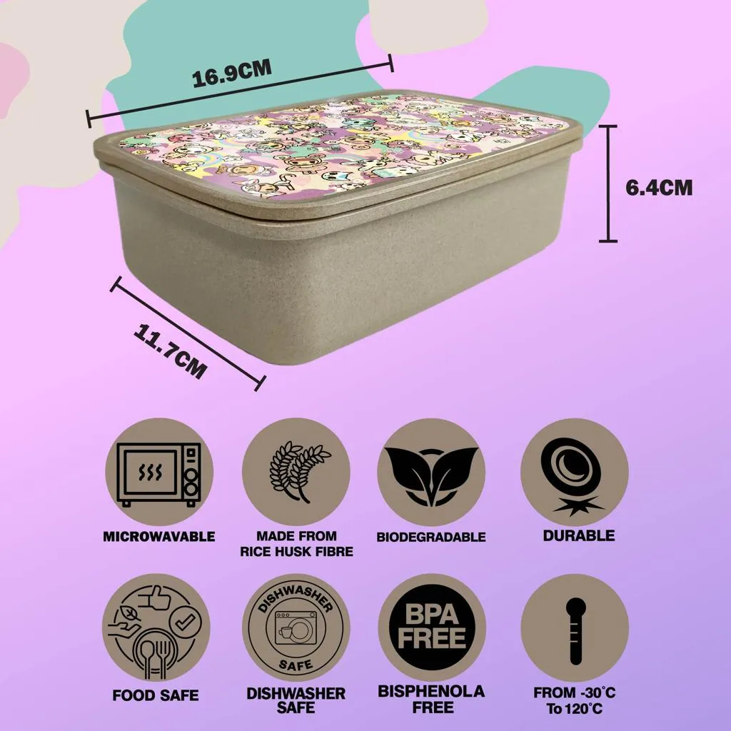 MCK TKDK Rice Husk Lunch Box - Pop Food -Buy 1 Get 1 Free