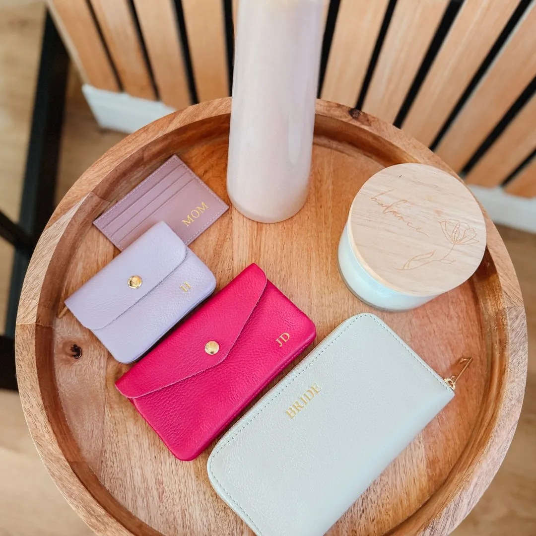 Medium Popper Leather Purse