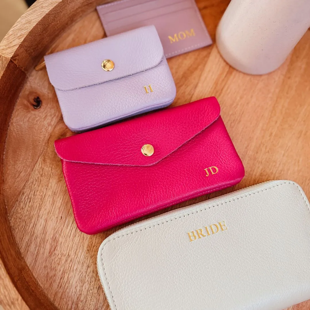 Medium Popper Leather Purse