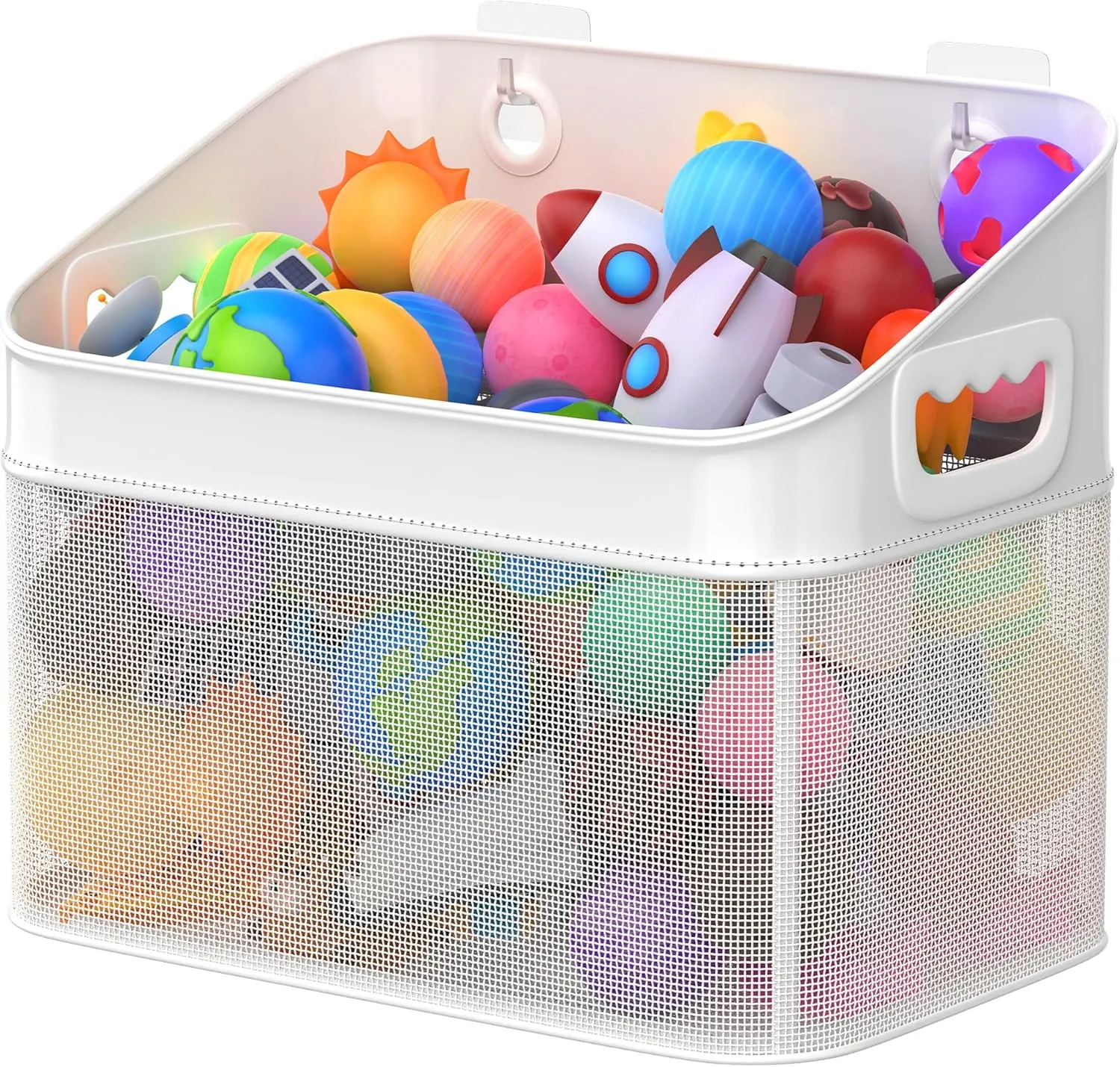 Mesh Baby Bath Toy Storage, ‎Large Capacity and Quick Drying Baby Toy Storage for Bath, Multi-use Net Bags Make Baby Bath Toy Organizer Easy, 1 Pack