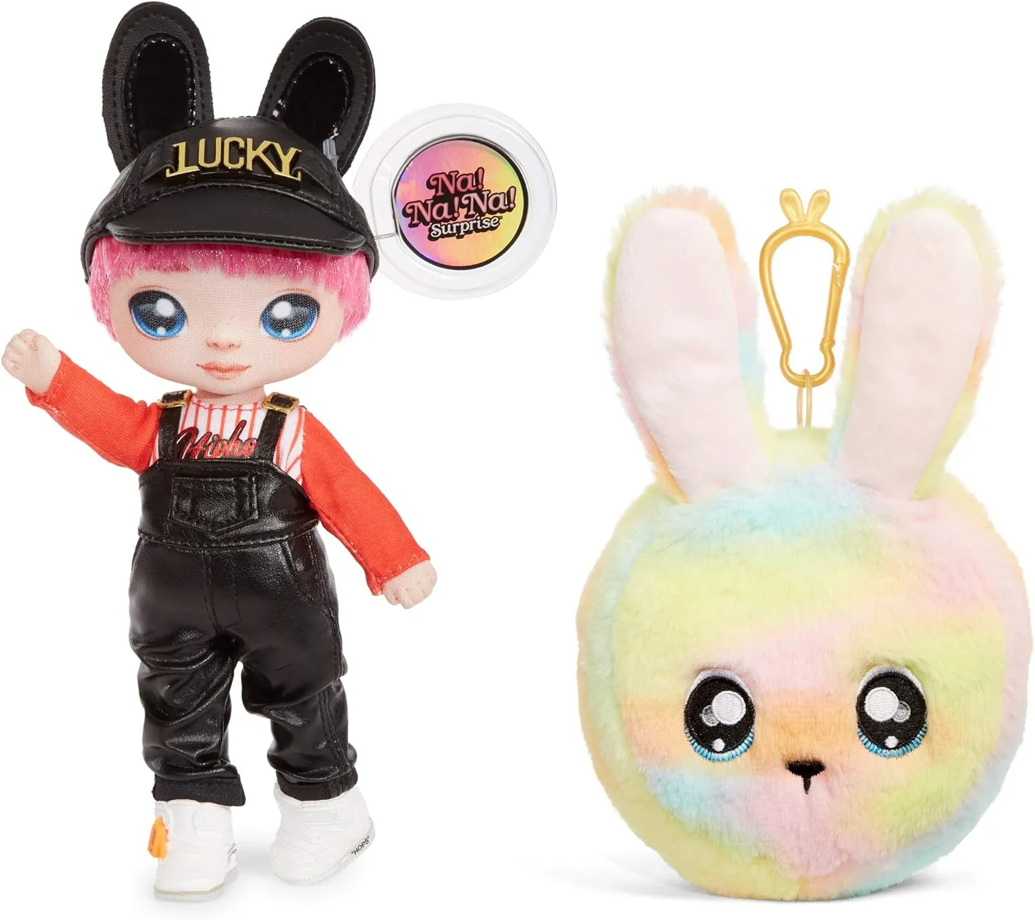 MGA Entertainment Na! Na! Na! Surprise 2-in-1 Fashion Doll and -Plush Purse Series 3 – Jeremy Hops , Black