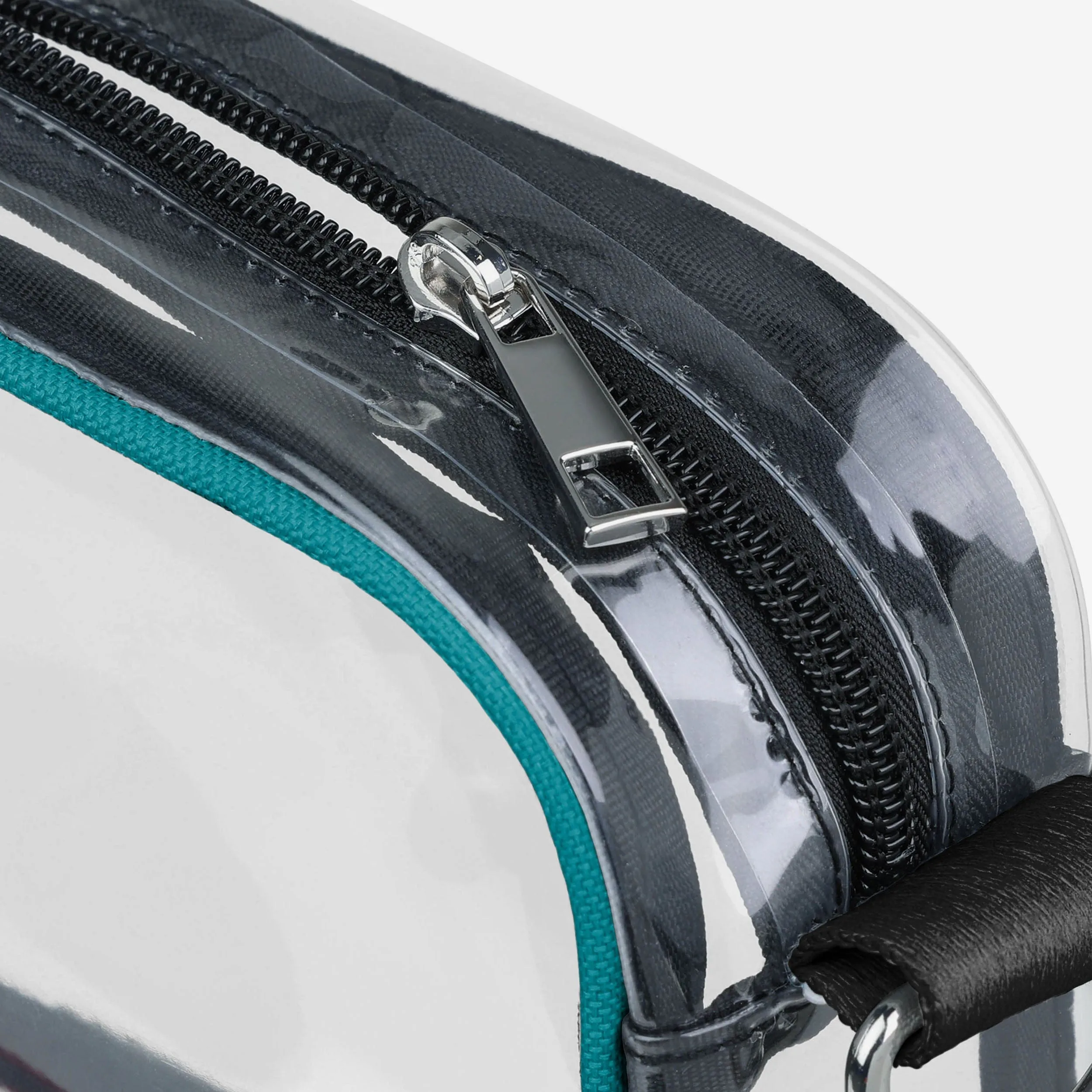 Miami Dolphins Monty Script Clear Crossbody Bag