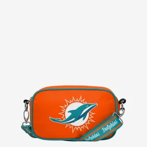 Miami Dolphins Team Logo Crossbody Bag