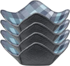 Microwave Bowl Cozy Holders for Hot Food Set of 4 Hot Pads for Bouillon Cups Multipurpose Heat Proof Plate Holder