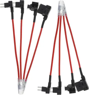 Mikinona Fuse Holder Kit 8pcs in Line Fuse Holders and Car Fuse Tap Set for Dash Cam