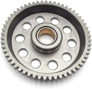 Motorcycle Engine Starter Overrunning Clutch Drive Gear Kit Fit for ZS174MN-3 CBS300 300cc 4T Water-Cooled Off-Road Clutch(Starter Gear 57T)