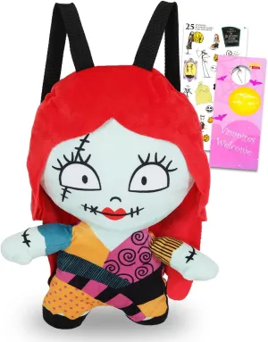 Nightmare Before Christmas Sally Plush Doll Gift Set - Bundle with 14" Deluxe Sally Plush Toy with Carrying Straps, Stickers, More | Nightmare Before for Kids, Boys, Girls