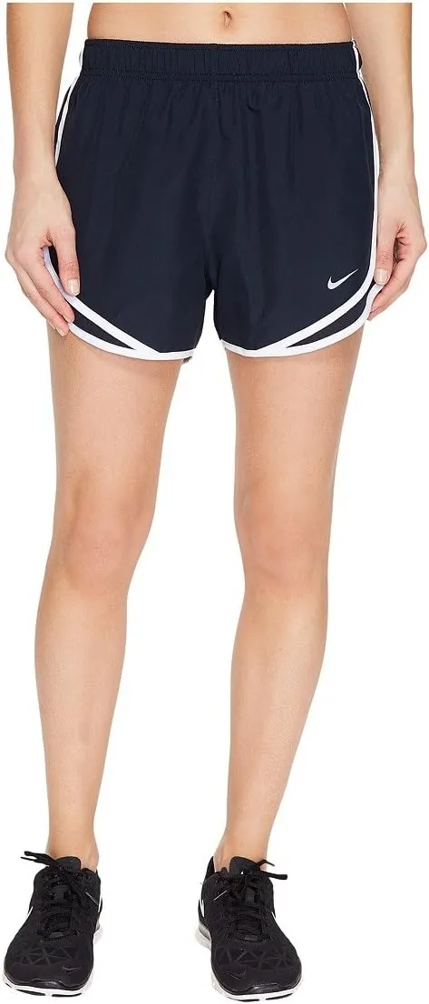 Nike Women's Dry Tempo Running Short Dark Obsidian/Wolf Grey Size Medium