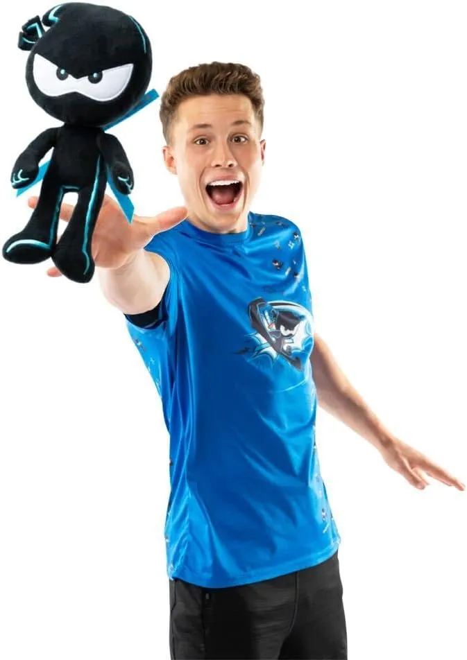 NINJA KIDZ TV Plush Buddy – Bryton | 12 Inch Figure | Removable Signature Toy Katana | Collectable | Great Gift & Fun Toy for Kids
