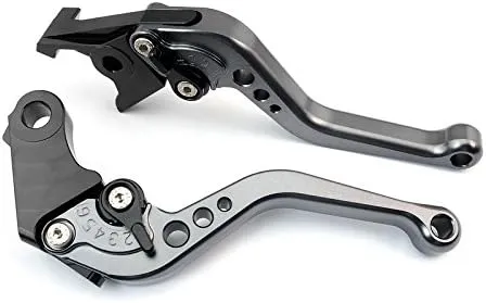 Niree Short Brake Clutch Levers for MV Agusta Dragster 800/RR 2014-2016 Rivale 800 2014-2016 Brutale 800/RR 2014-2015 Turismo Veloce 800 2014 Brutale 675 2014-2016 Gray