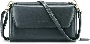 nuoku Wallets for Women Credit Card Slots with RFID Blocking Large Capacity Wristlet
