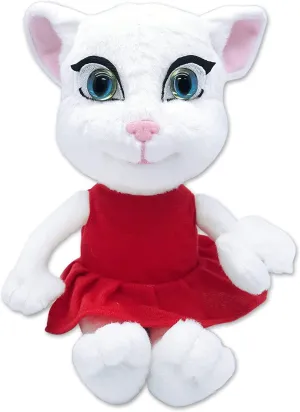Official Talking Tom & Friends 10 Inch Angela Plush Toy with Interactive Talkback & App Sounds Features | an Original, Fun & Educational Cuddle Toy for Baby & Kids…