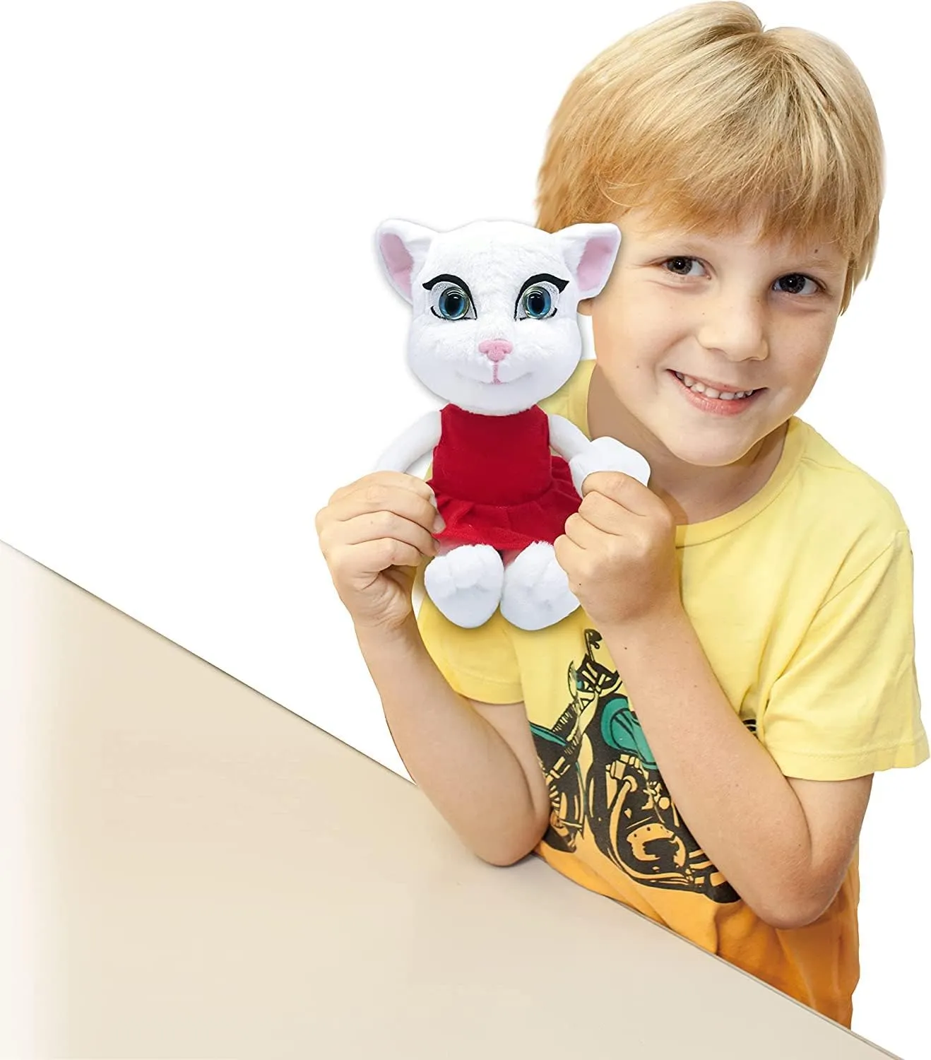 Official Talking Tom & Friends 10 Inch Angela Plush Toy with Interactive Talkback & App Sounds Features | an Original, Fun & Educational Cuddle Toy for Baby & Kids…