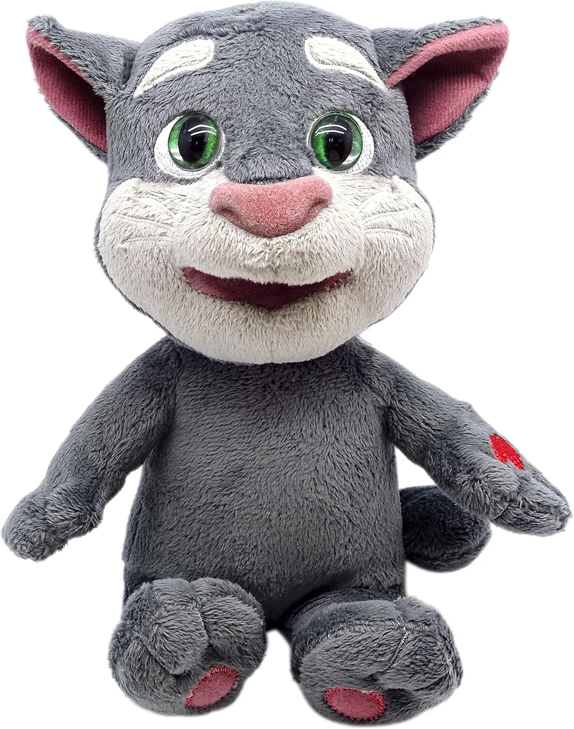 Official Talking Tom & Friends 10 Inch Tom Plush Toy with Interactive Talkback & App Sounds Features | an Original, Fun & Educational Cuddle Toy