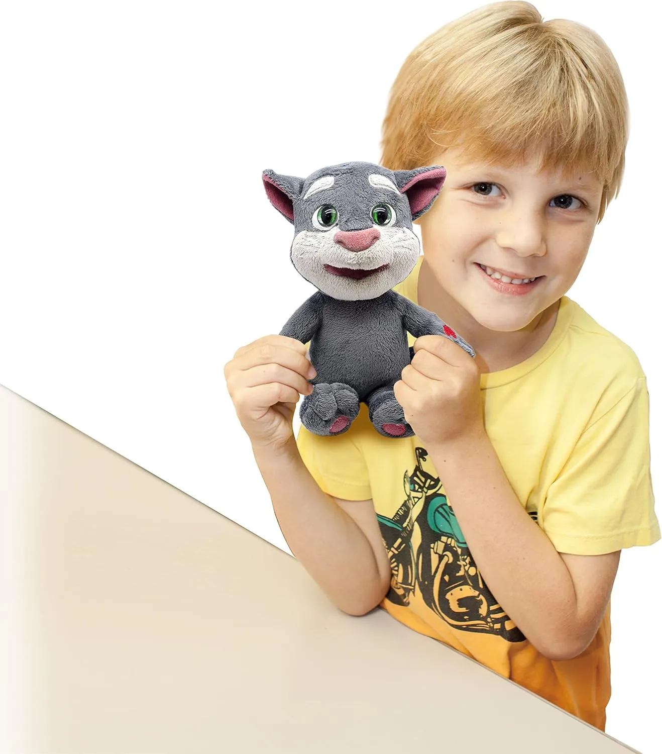 Official Talking Tom & Friends 10 Inch Tom Plush Toy with Interactive Talkback & App Sounds Features | an Original, Fun & Educational Cuddle Toy