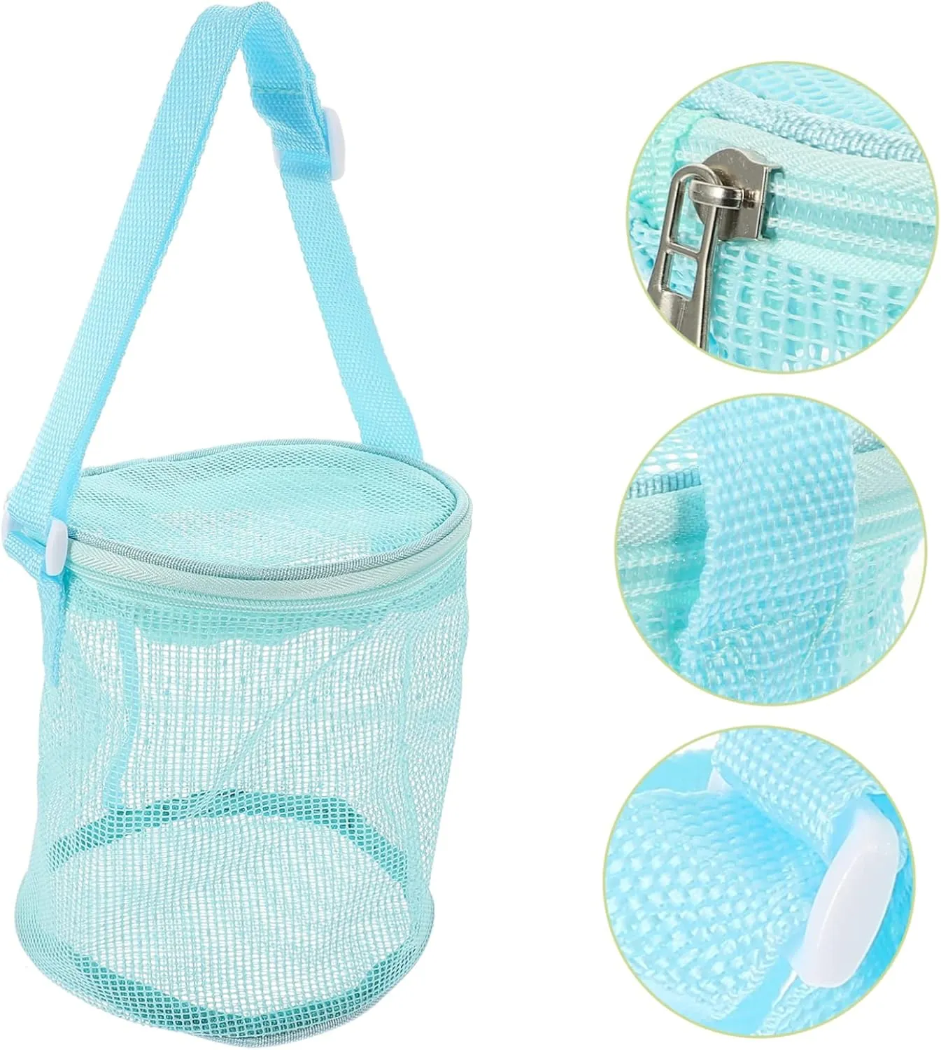 Outdoor Boys and Girls Beach Bag Mesh Toy Bucket Beach Storage Organizer Save Keep Toys in Place Great