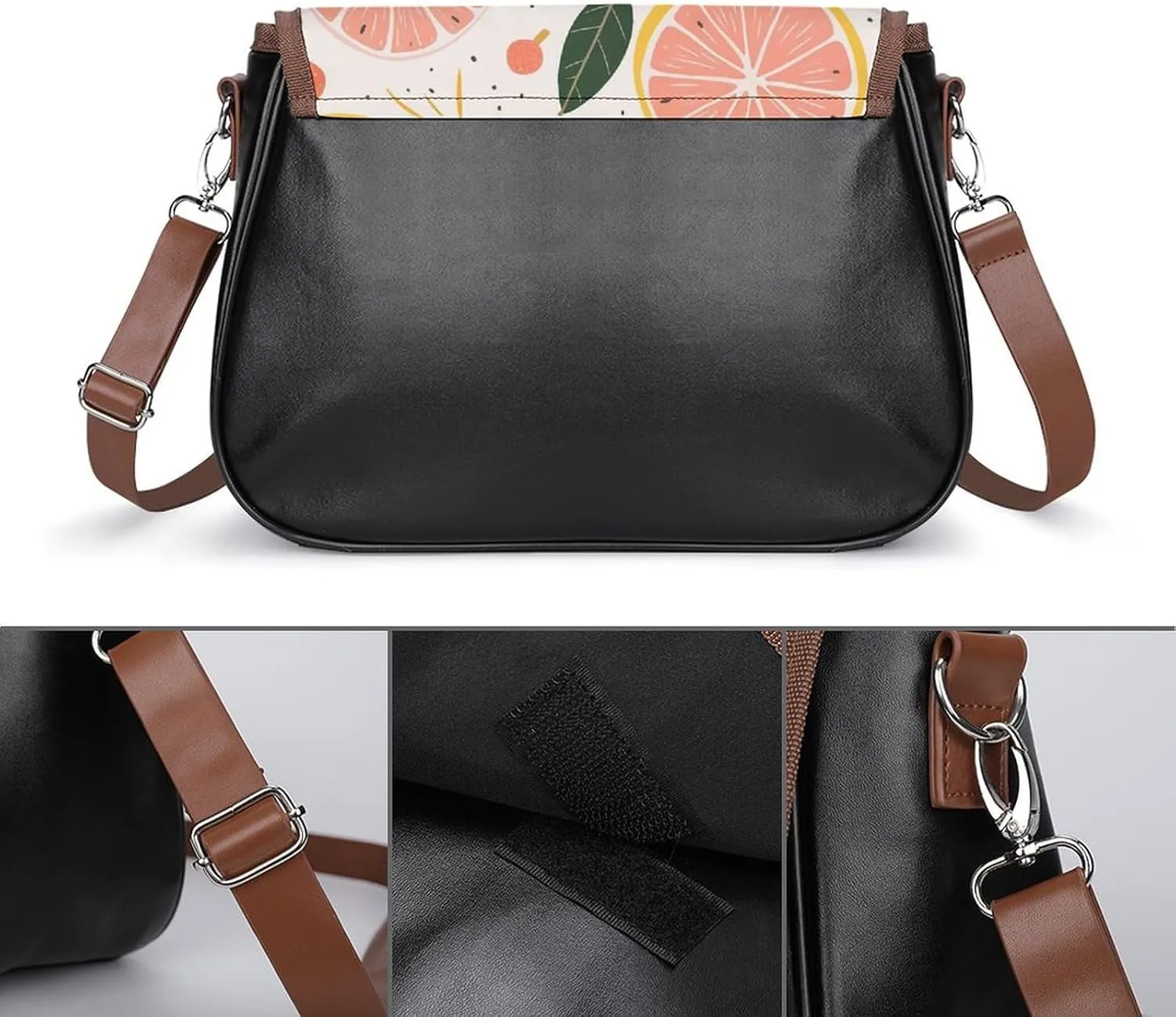 Pastel Color Smiley Face Crossbody Bags for Women Travel Shoulder Bag Small Leather Cross Body Handbags