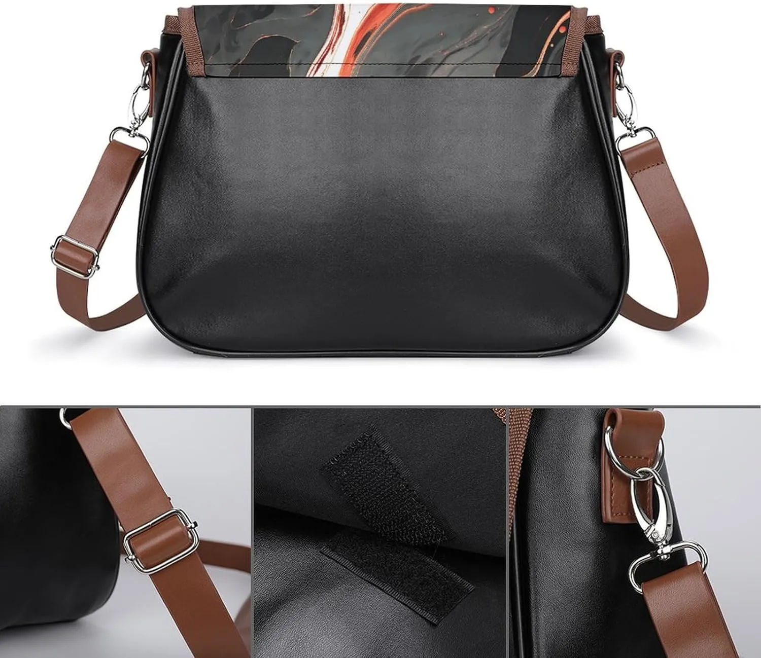 Pastel Color Smiley Face Crossbody Bags for Women Travel Shoulder Bag Small Leather Cross Body Handbags