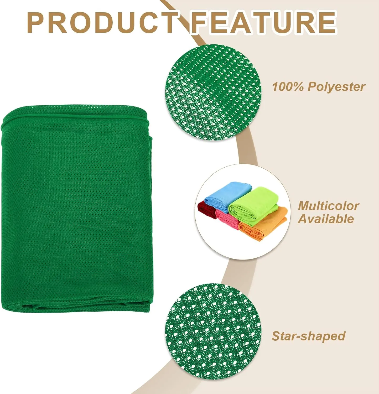 PATIKIL 62 Inch Wide Mesh Fabric Slightly Stretchy for Sewing Backpack Pocket and Straps, Netting Clothes, Netting Bags, Shopping Bags, Forest Green 2 Yard