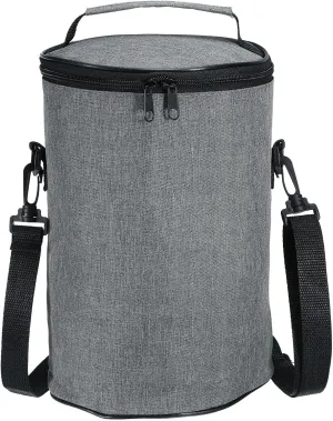 PATIKIL 6.9"x10.6" Insulated Lunch Bag with Shoulder Strap, Insulated Food Jar Waterproof Lunch Tote Bag Portable for Office Work Outdoor Picnic, Grey