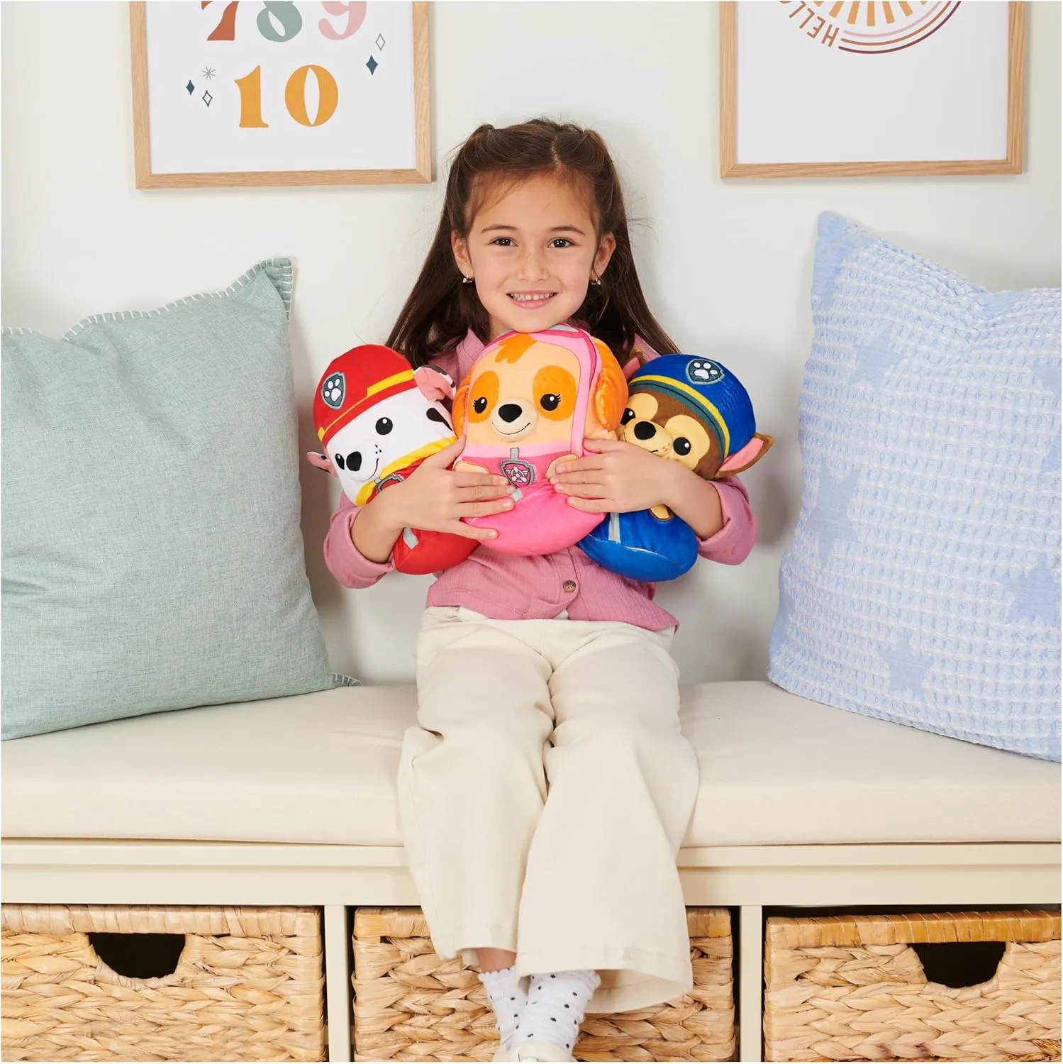PAW Patrol Marshall Squish Plush, Official Toy from The Hit Cartoon, Squishy Stuffed Animal for Ages 1 and Up, 8”