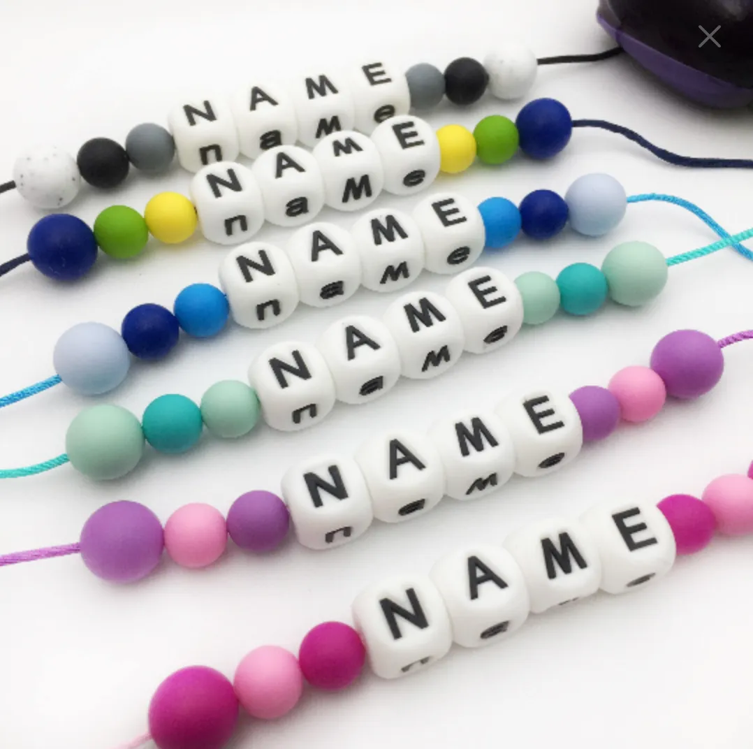 Personalized Milkshake Silicone Teether