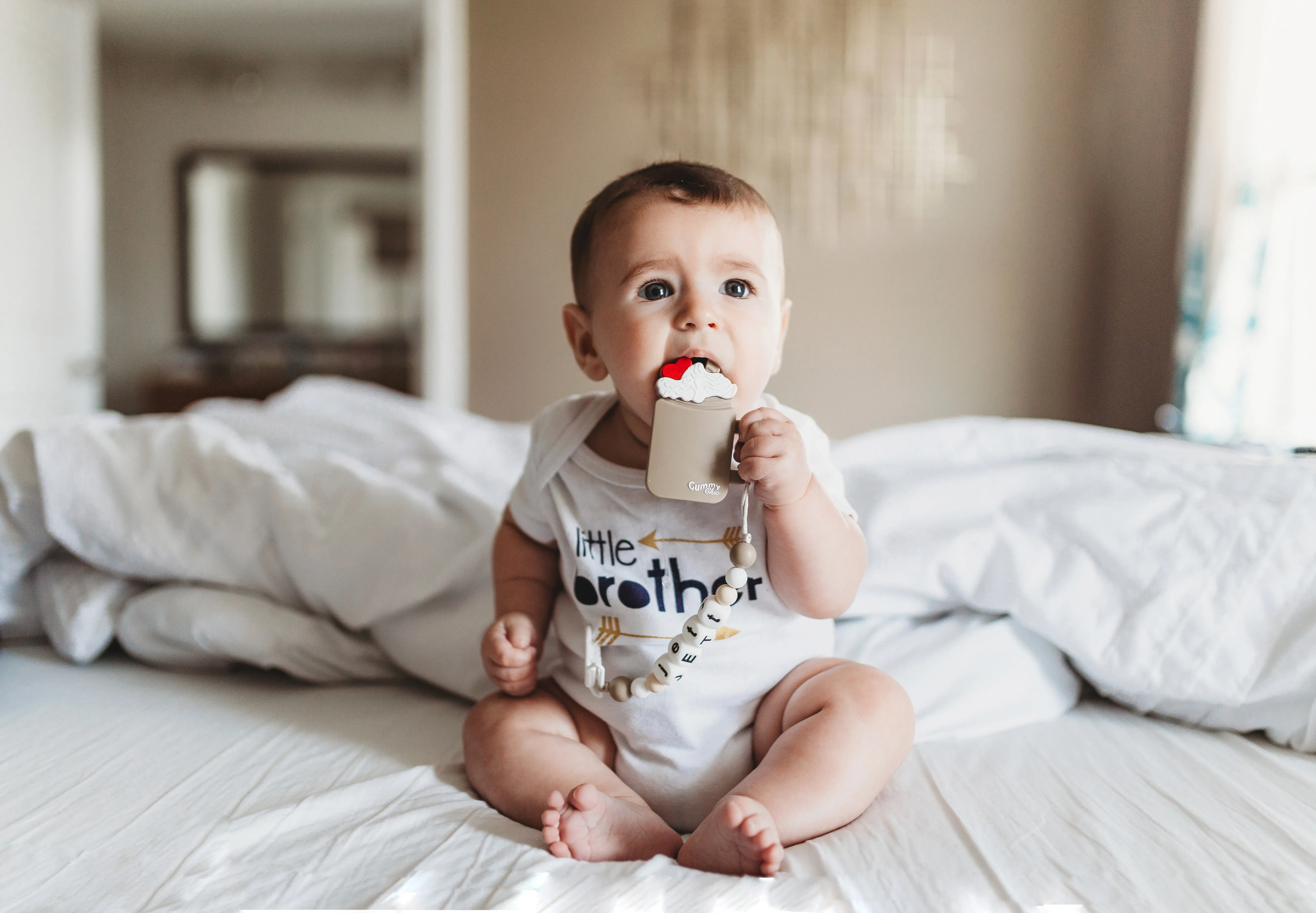 Personalized Milkshake Silicone Teether