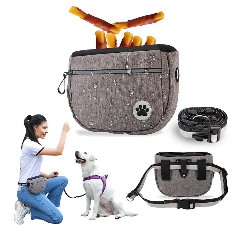 Pet Portable Dog Training Waist Bag Treat Snack Bait Dogs Obedience Agility Outdoor Feed Storage Pouch Food Reward Waist Bags