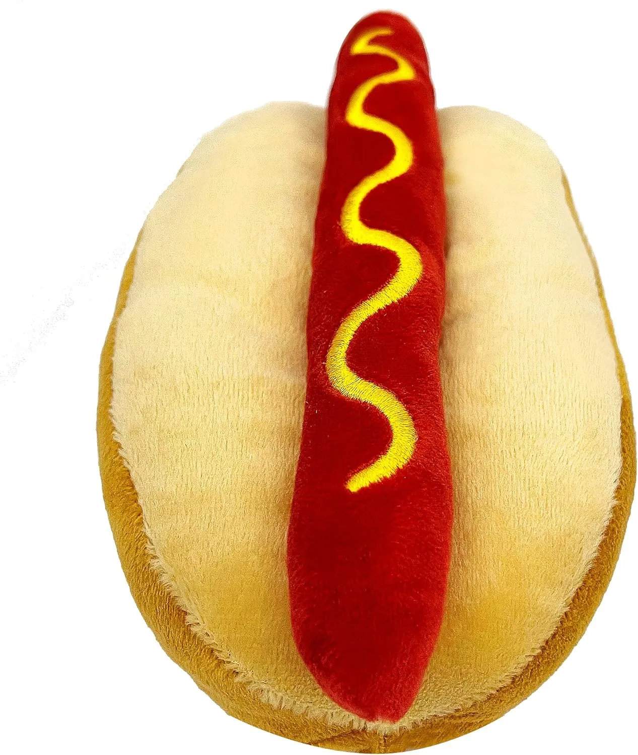 Pets First NBA Boston Celtics HOT Dog Plush Dog & CAT Squeak Toy - Cutest HOT-Dog Snack Plush Toy for Dogs & Cats with Inner Squeaker & Beautiful Basketball Team Name/Logo 8 x 5 x 3 Inches