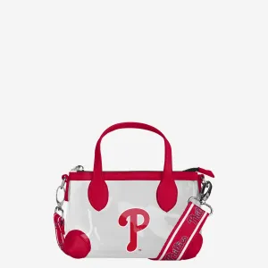 Philadelphia Phillies Big Logo Clear Crossbody Mini Purse