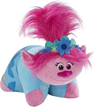 Pillow Pets DreamWorks Poppy Stuffed Animal – Trolls World Tour Plush Toy, 1 Count (Pack of 1) Pink
