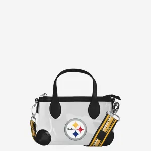 Pittsburgh Steelers Big Logo Clear Crossbody Mini Purse