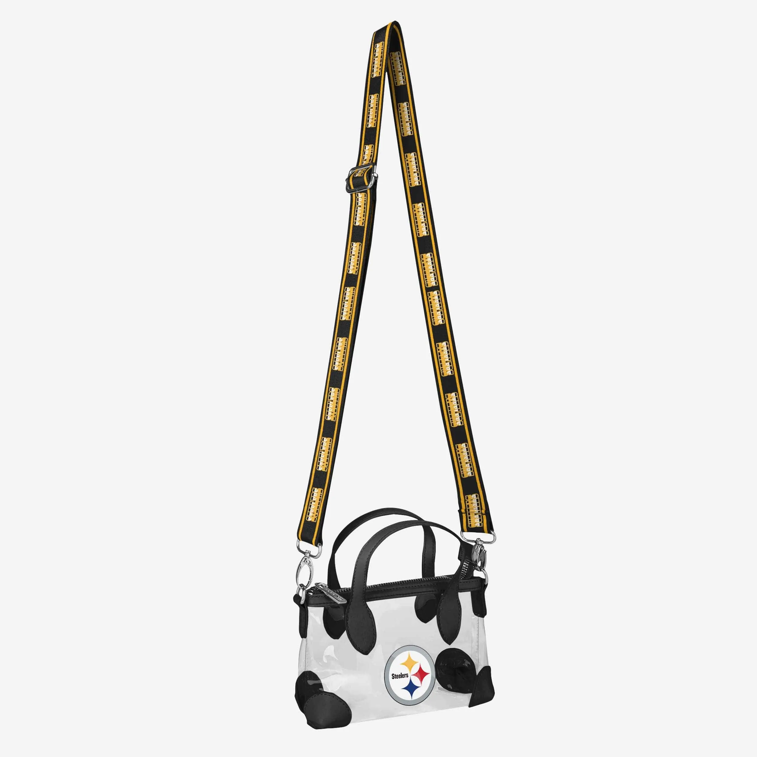 Pittsburgh Steelers Big Logo Clear Crossbody Mini Purse