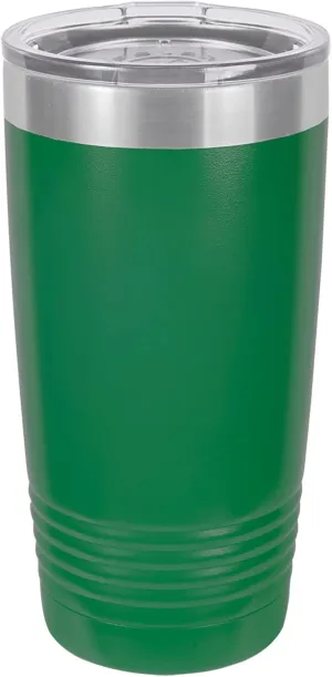 Polar Camel 20 oz. Stainless Steel Vacuum Insulated Tumbler (Green)