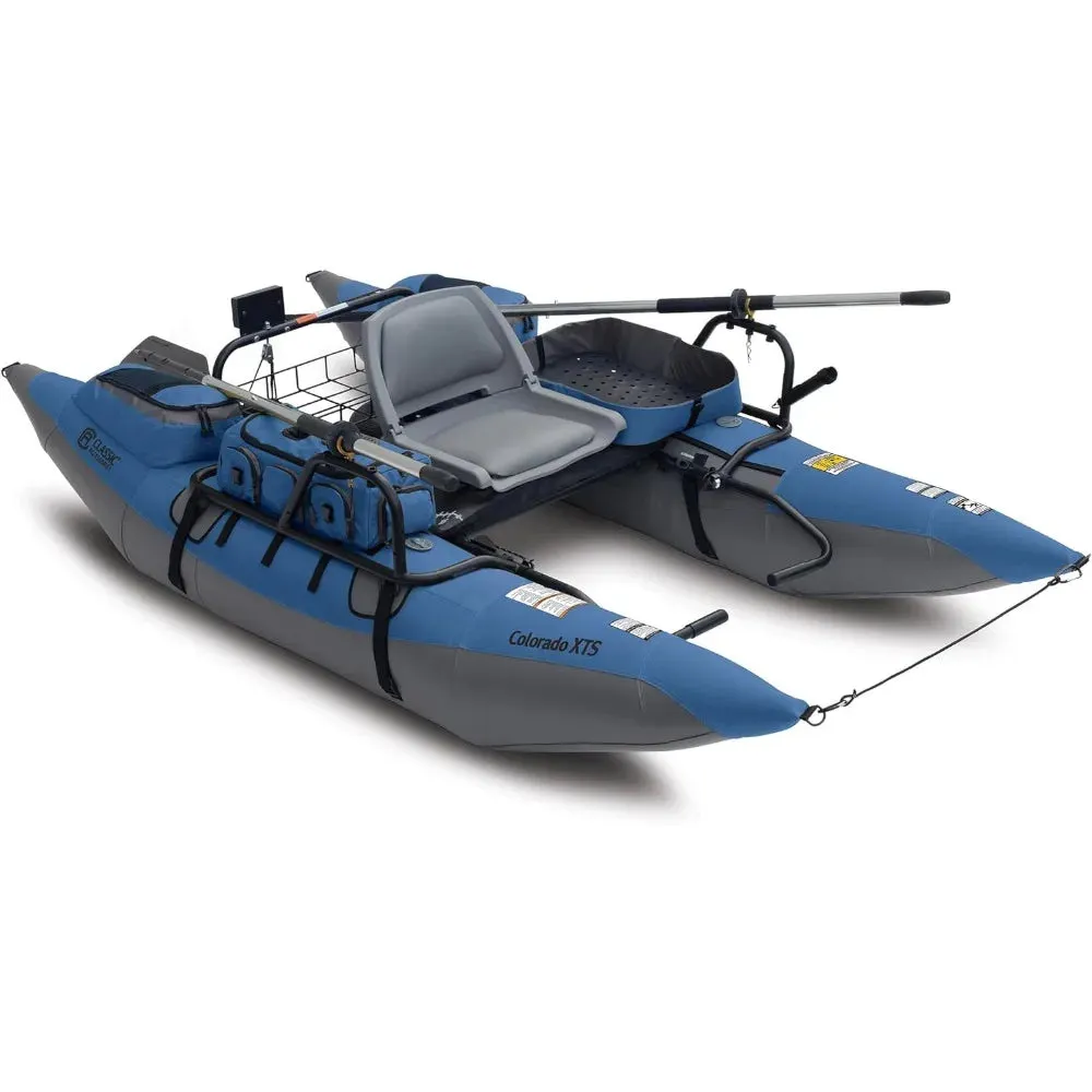 Pontoon Boat with Swivel Seat