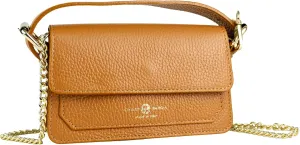 Premium Italian Leather Handmade in Florence, Italy. Small Crossbody Bag for Women with a Detachable Strap Made in Italy