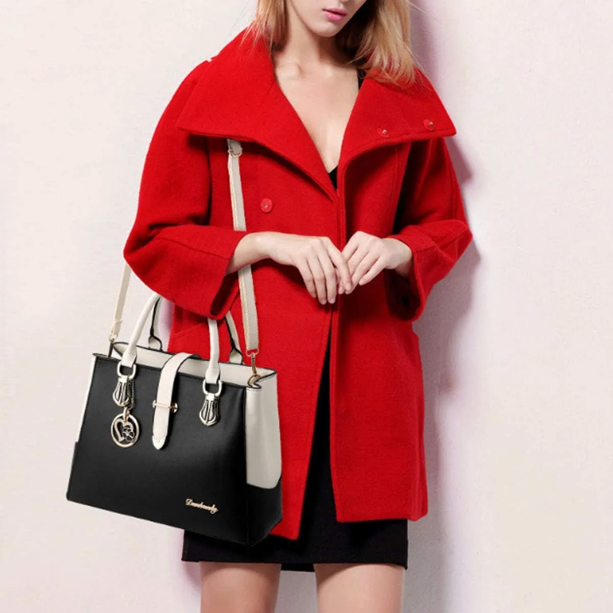 Purses and Handbags for Women Tote Shoulder Crossbody Bags with Long Strap Detachable