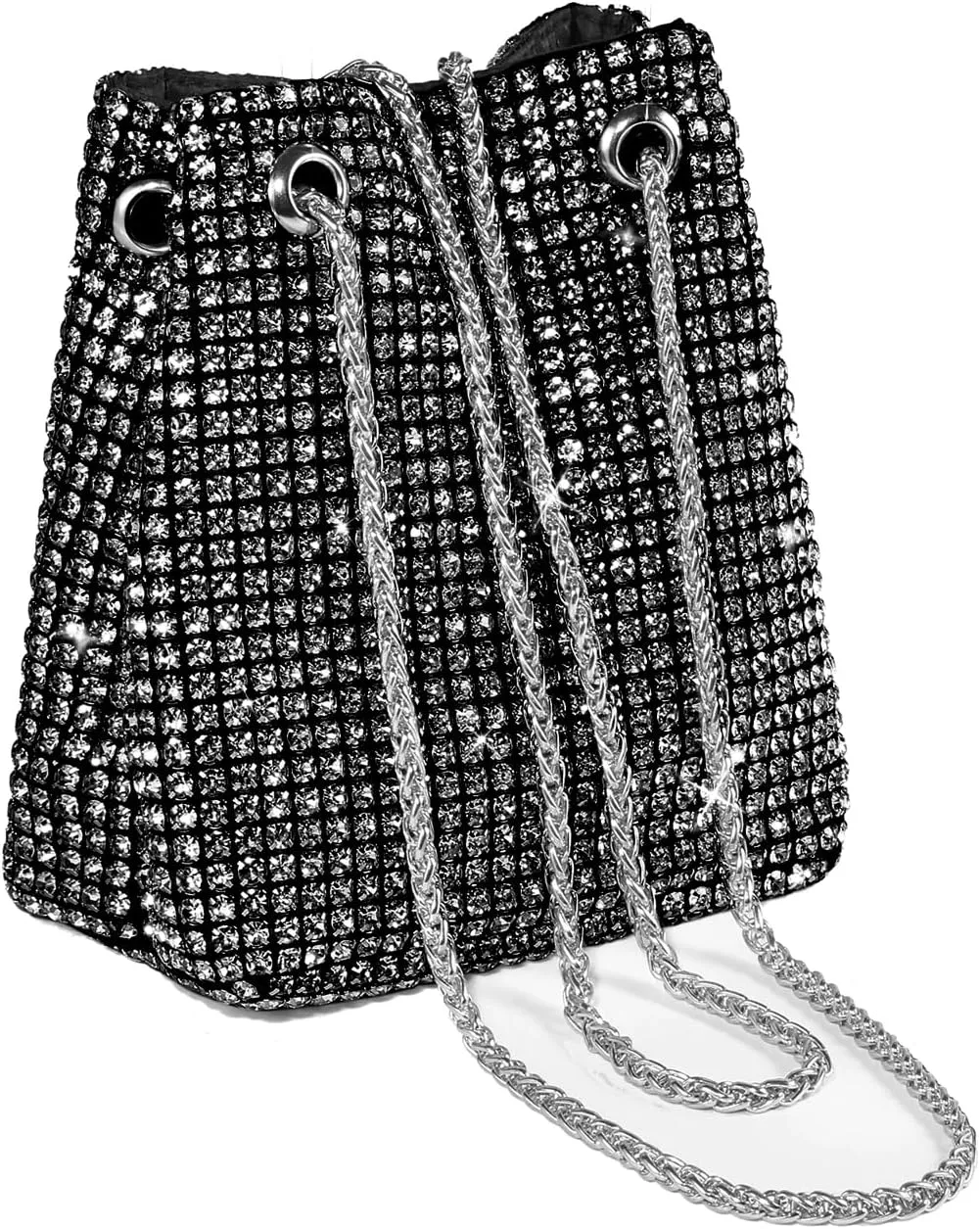 Purses for Women Rhinestone Clutch Purse Bling Handbags for Prom Cocktail Wedding Party
