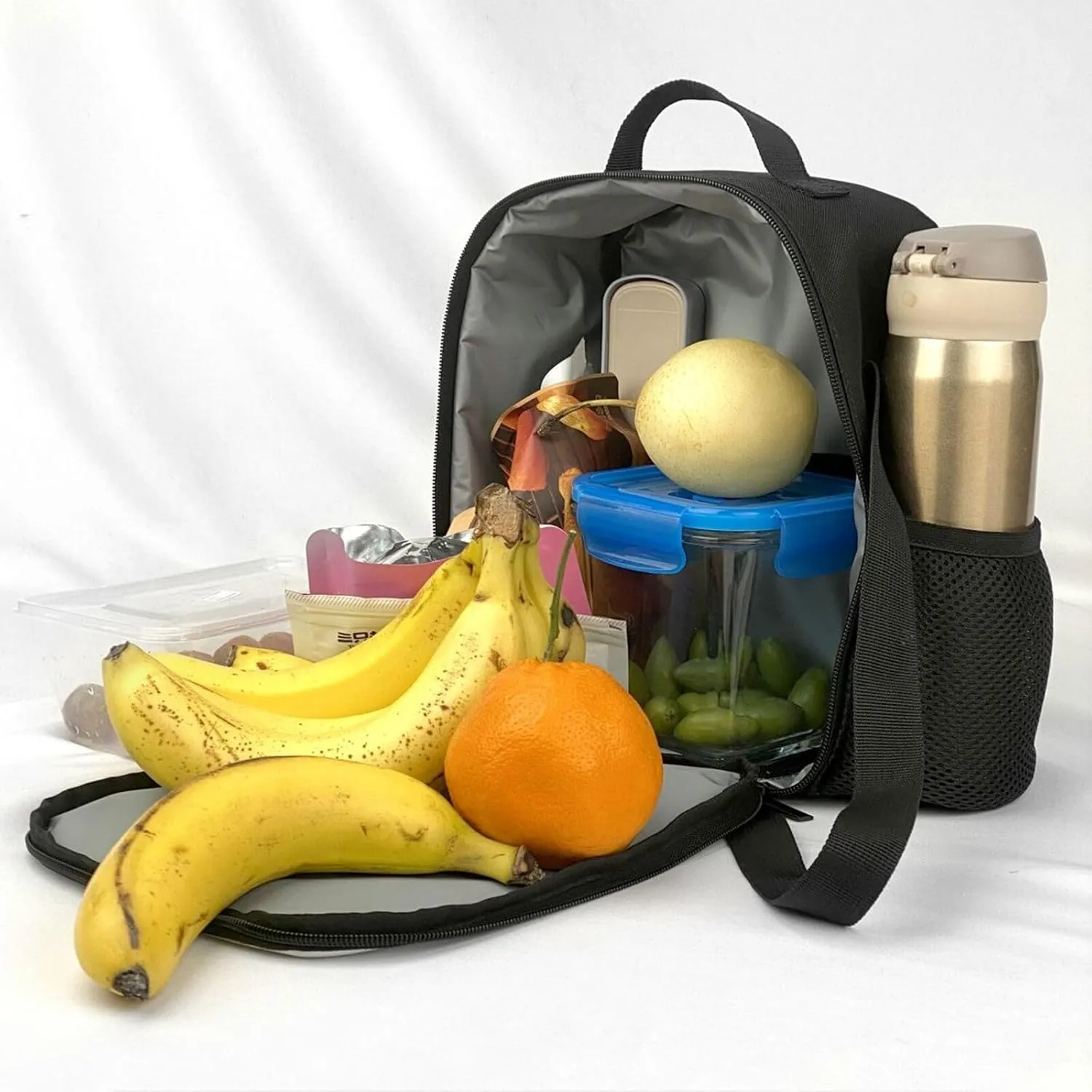 Red Wine Cellar Picture Insulated Lunch Bag,Lunch Tote Cooler Reusable Lunch Pail Outdoors Meal Bag For Women Men