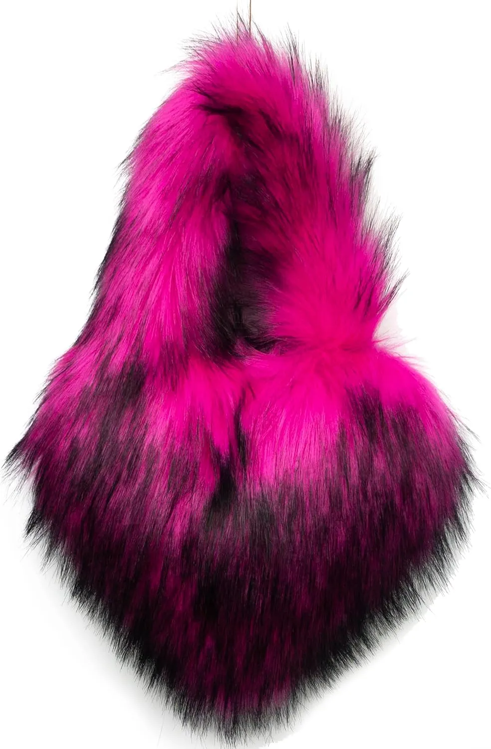 Rejolly Heart Shaped Furry Purse for Women Large Soft Shoulder Bag Fluffy Faux Fur Trendy Y2K Girls Handbag