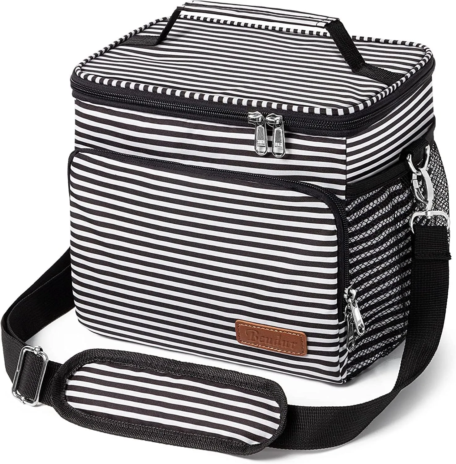 Reusable Lunch Cooler, Insulated Bag, Adult Lunch Bag Women's Warm Food Storage Tote Bag Waterproof Freezer with Long Straps Men Women Picnic Work Out