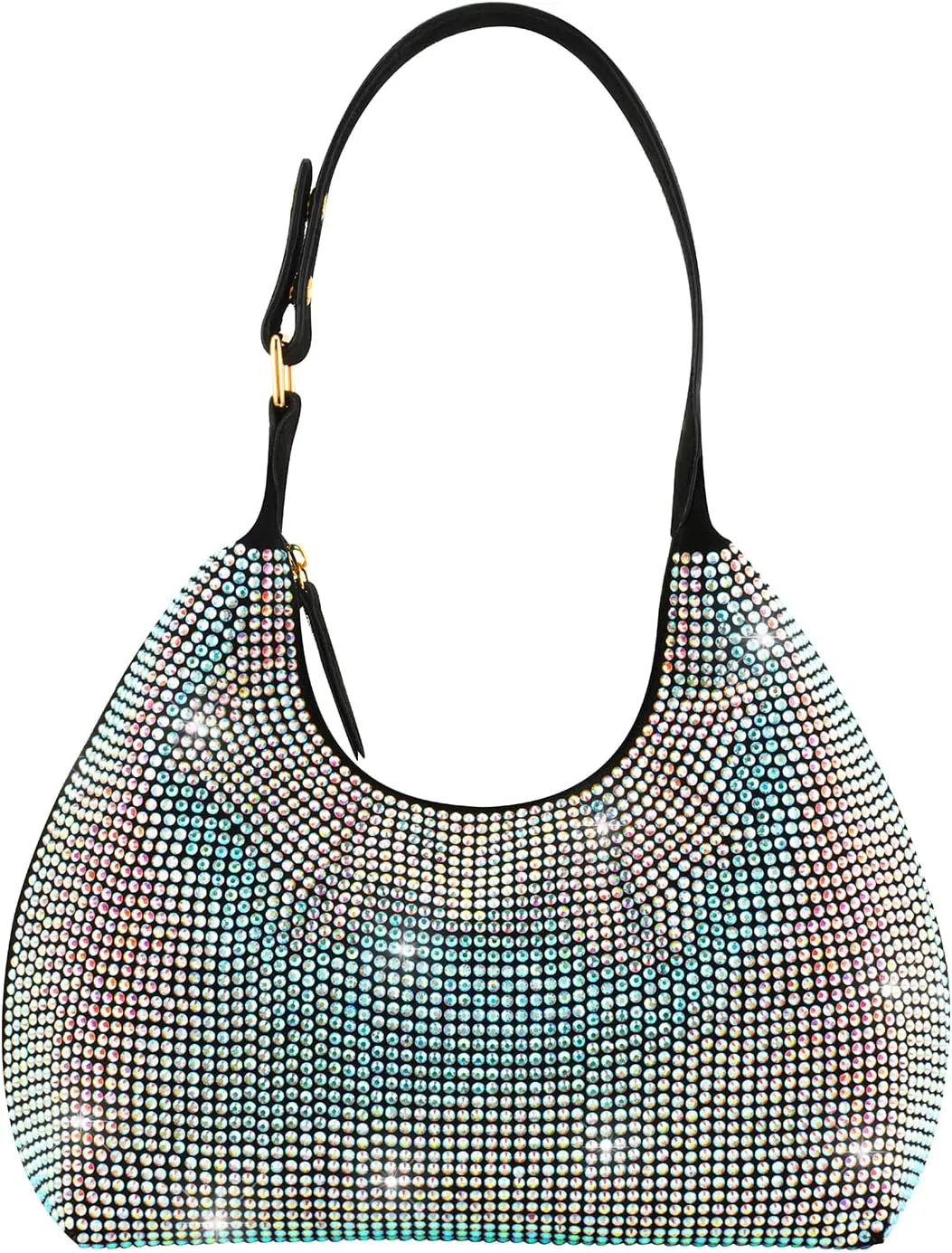 Rhinestone Handbag Purse Bling Clutch Purses for Women Evening Shoulder Diamond Purse Crystal Party Prom Hobo Bag
