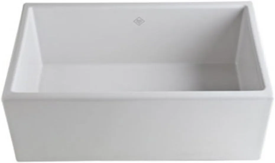 Rohl MS3018WH FIRECLAY Kitchen Sinks, White