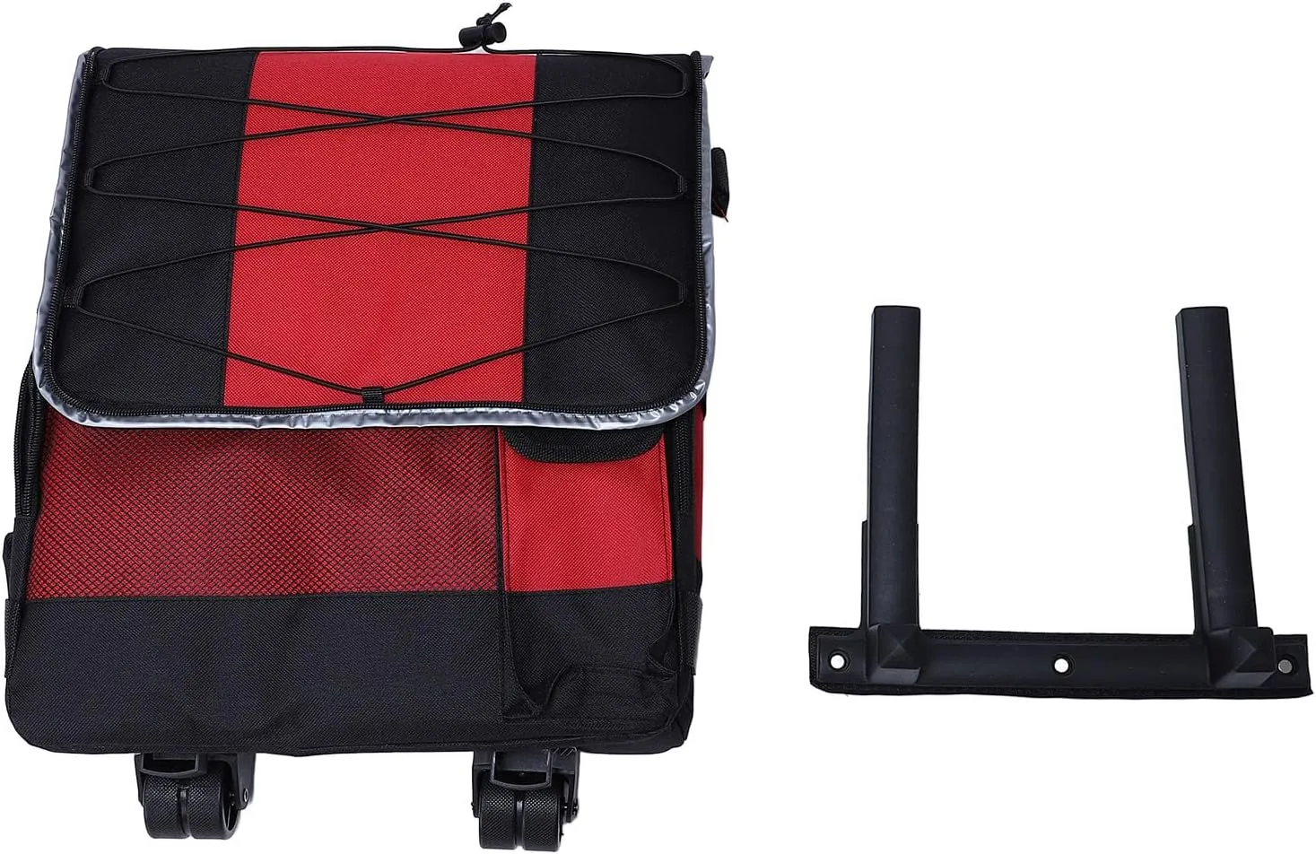 Rolling Cooler Large Capacity Waterproof Foldable Insulated Box Camping Picnic Red