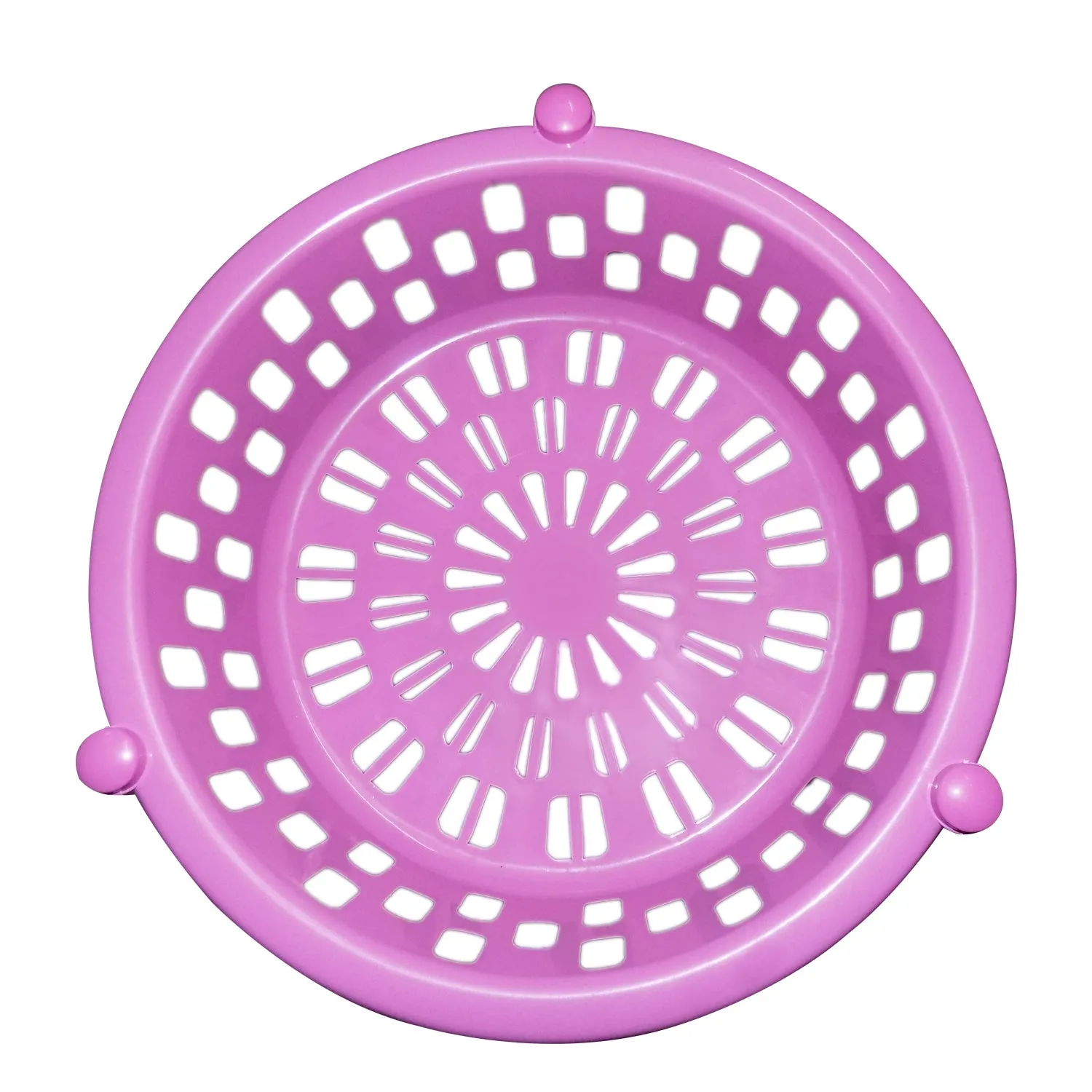 Round Multipurpose Plastic Storage Rack Organiser