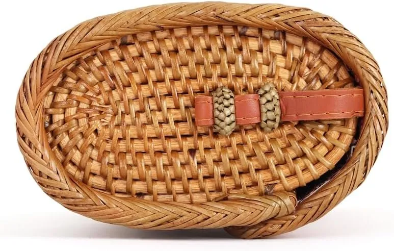 Rutledge and King - Meridian Rattan Handwoven Handbag