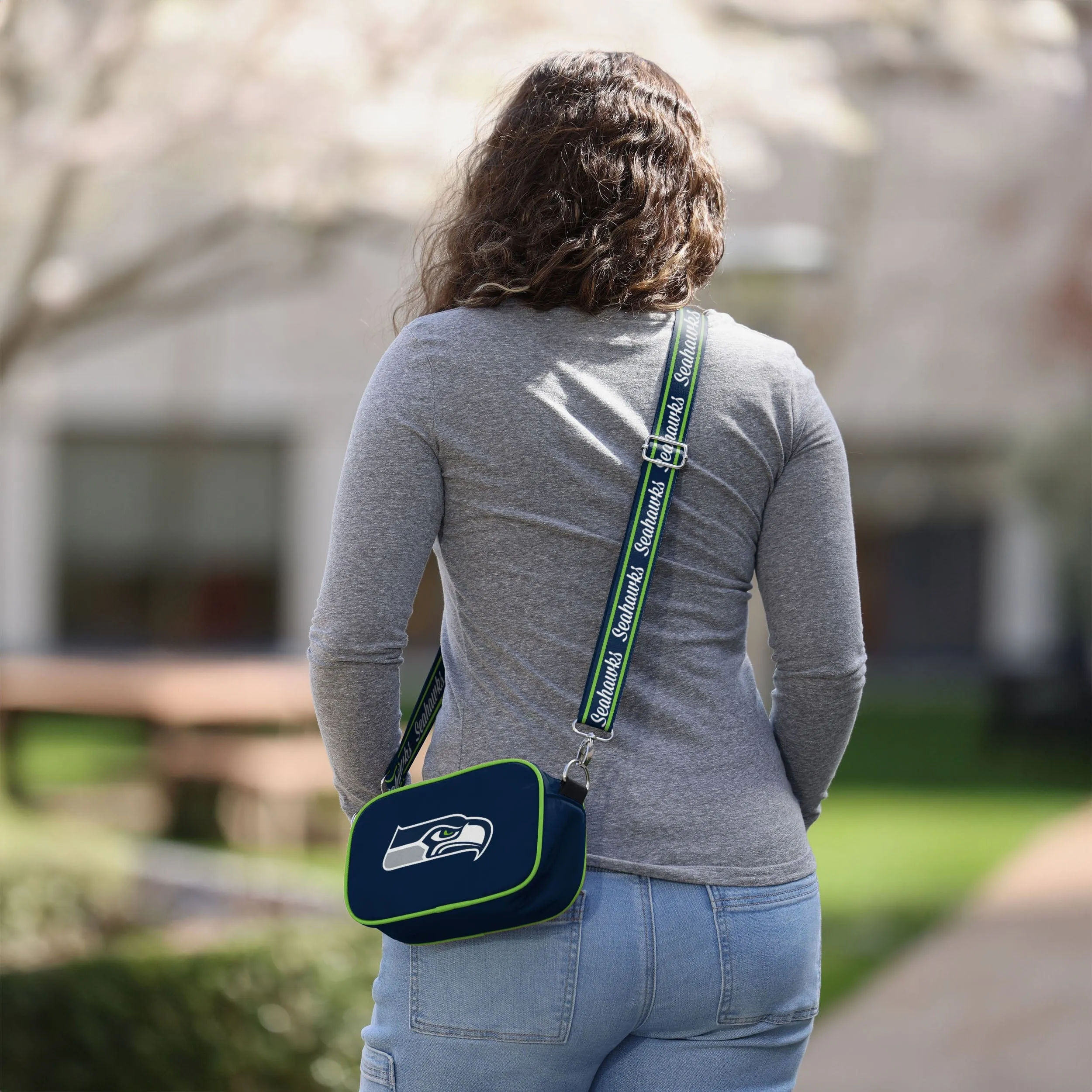 Seattle Seahawks Team Logo Crossbody Bag