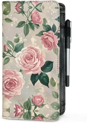 Server Books for Waitress with Zipper Pocket Leather Waitress Book Organizer Server Wallet Fit Server Aprons